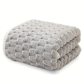 Waffle Ultra-soft Bath Towel 4/1pc, Super Absorbent And Quick-drying Adult Ultra-fine Fiber Towel, Quick-drying Textured Towel (Quantity: 1pc gray)