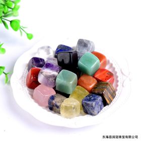 Natural Crystal Cube Rough Polishing Aromatherapy Stone Diffuser Stone White Crystal Rough Decorative Pendulum (Option: White crystal)